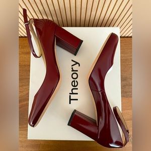 Theory Hanhi leather Mary Jane Heels